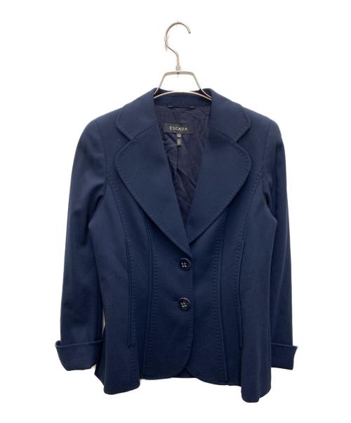 ESCADA（エスカーダ）ESCADA (エスカーダ) テーラードジャケット ネイビー サイズ:38の古着・服飾アイテム