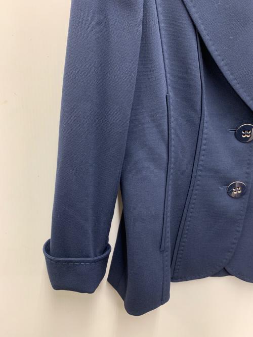 ESCADA（エスカーダ）ESCADA (エスカーダ) テーラードジャケット ネイビー サイズ:38の古着・服飾アイテム