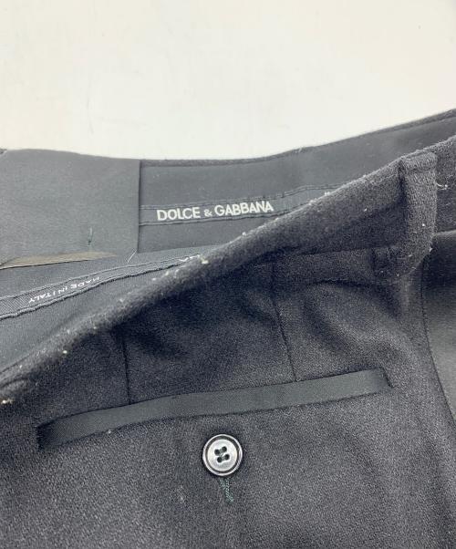 DOLCE & GABBANA（ドルチェ＆ガッバーナ）DOLCE & GABBANA (ドルチェ＆ガッバーナ) テーパードパンツ ブラック サイズ:46の古着・服飾アイテム