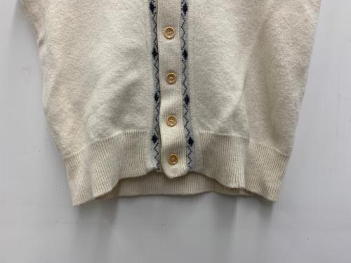 Christian Dior（クリスチャン ディオール）Christian Dior (クリスチャン ディオール) ニットベスト アイボリー サイズ:Mの古着・服飾アイテム