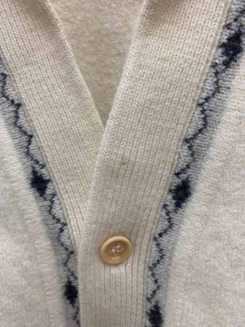 Christian Dior（クリスチャン ディオール）Christian Dior (クリスチャン ディオール) ニットベスト アイボリー サイズ:Mの古着・服飾アイテム