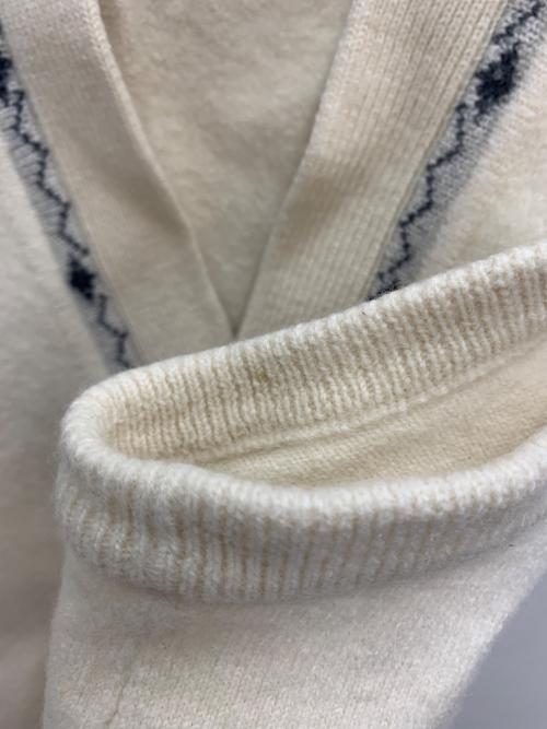 Christian Dior（クリスチャン ディオール）Christian Dior (クリスチャン ディオール) ニットベスト アイボリー サイズ:Mの古着・服飾アイテム