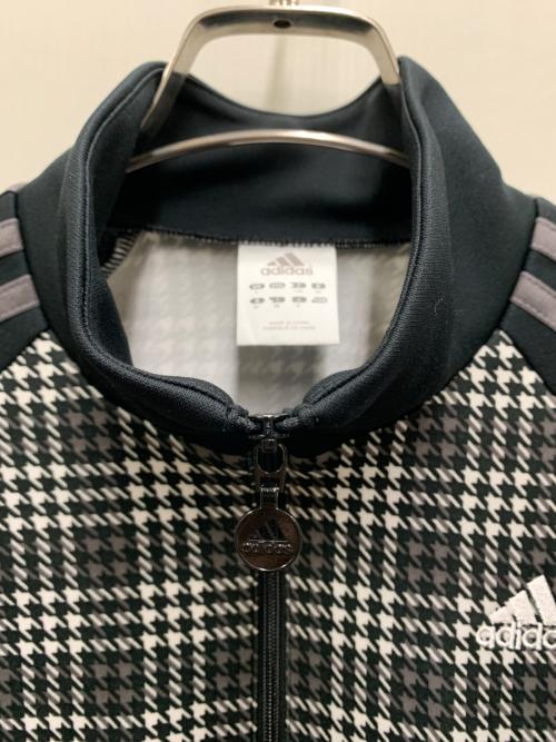 adidas（アディダス）adidas (アディダス) トラックジャケット ブラック×ホワイト サイズ:XSの古着・服飾アイテム