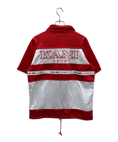 KARL KANI（カールカナイ）KARL KANI (カールカナイ) トラックジャケット レッド×ホワイト サイズ:ｆｒｅｅの古着・服飾アイテム