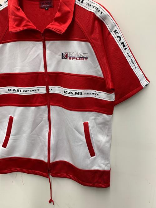 KARL KANI（カールカナイ）KARL KANI (カールカナイ) トラックジャケット レッド×ホワイト サイズ:ｆｒｅｅの古着・服飾アイテム