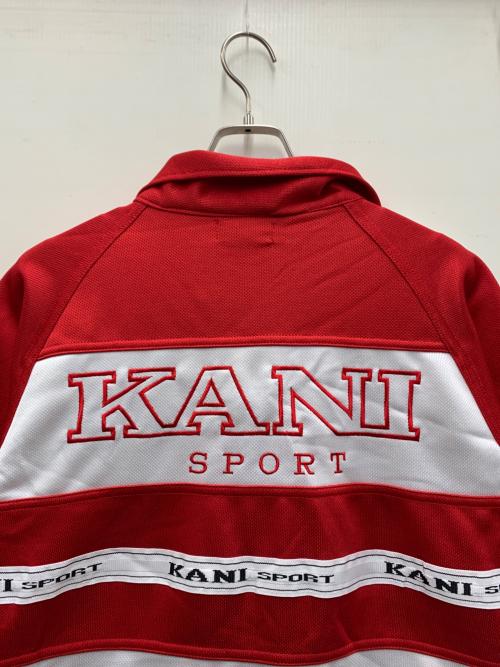 KARL KANI（カールカナイ）KARL KANI (カールカナイ) トラックジャケット レッド×ホワイト サイズ:ｆｒｅｅの古着・服飾アイテム
