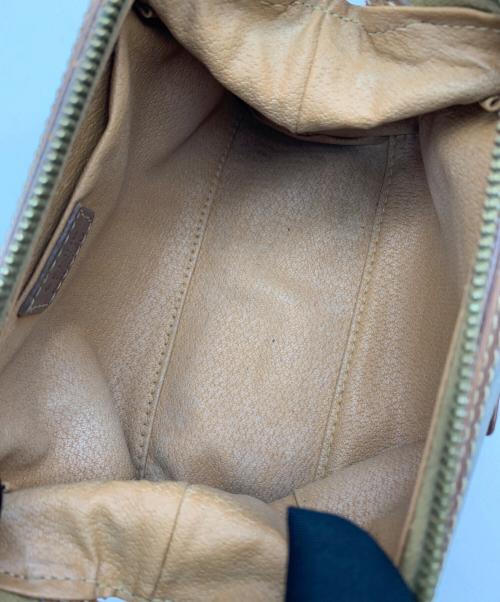 CELINE（セリーヌ）CELINE (セリーヌ) コスメポーチ　マカダム ブラウンの古着・服飾アイテム