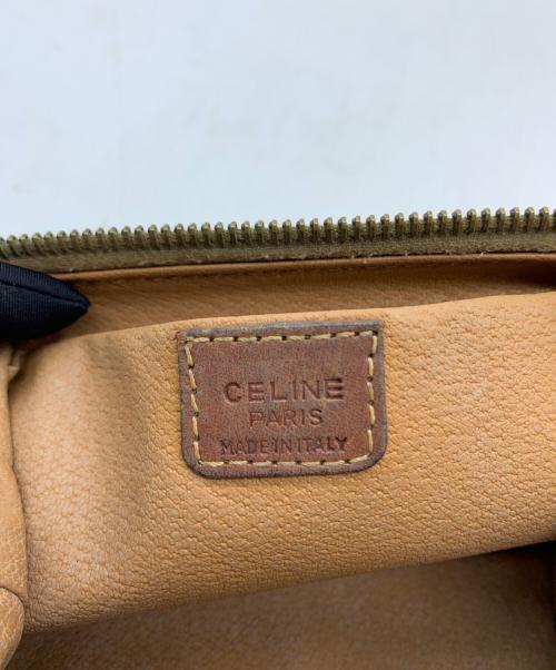 CELINE（セリーヌ）CELINE (セリーヌ) コスメポーチ　マカダム ブラウンの古着・服飾アイテム