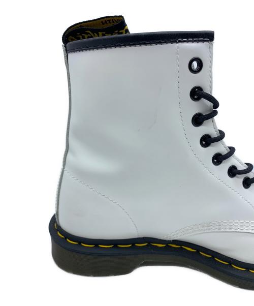 Dr.Martens（ドクターマーチン）Dr.Martens (ドクターマーチン) 8ホールブーツ ホワイト サイズ:UK8の古着・服飾アイテム