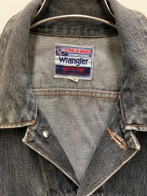 Wrangler（ラングラー）Wrangler (ラングラー) デニムジャケット ブラック サイズ:Mの古着・服飾アイテム
