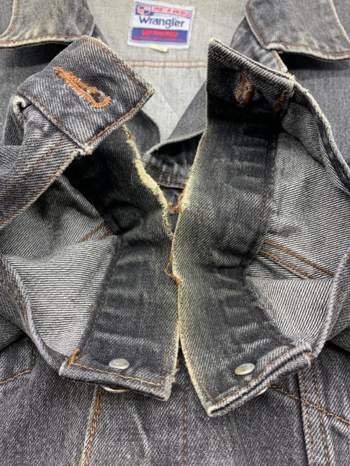 Wrangler（ラングラー）Wrangler (ラングラー) デニムジャケット ブラック サイズ:Mの古着・服飾アイテム