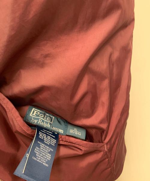 POLO RALPH LAUREN（ポロ・ラルフローレン）POLO RALPH LAUREN (ポロ・ラルフローレン) リバーシブルダウンベスト ネイビー×ワインレッド サイズ:XLの古着・服飾アイテム