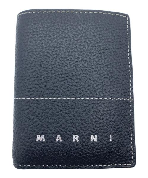 MARNI（マルニ）MARNI (マルニ) 2つ折り財布 ブラックの古着・服飾アイテム