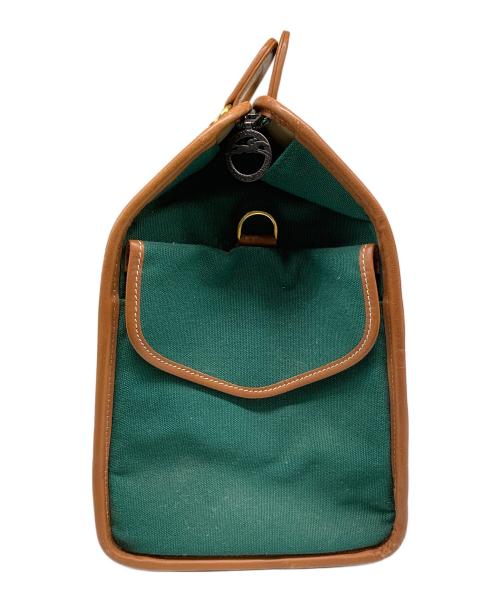 LONGCHAMP（ロンシャン）LONGCHAMP (ロンシャン) レザートートバッグ グリーンの古着・服飾アイテム
