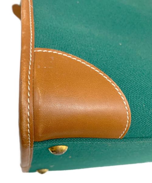 LONGCHAMP（ロンシャン）LONGCHAMP (ロンシャン) レザートートバッグ グリーンの古着・服飾アイテム