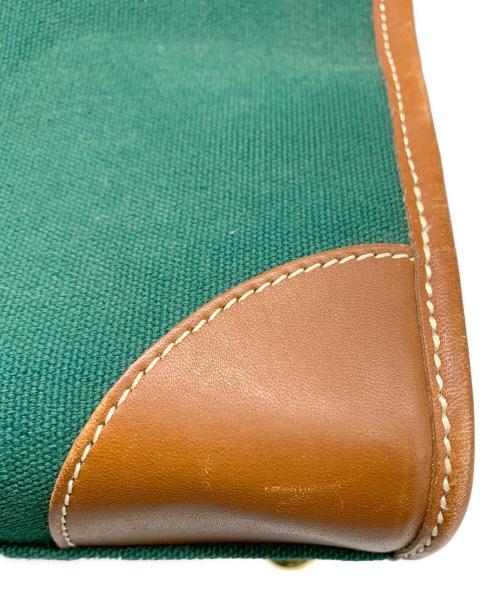 LONGCHAMP（ロンシャン）LONGCHAMP (ロンシャン) レザートートバッグ グリーンの古着・服飾アイテム