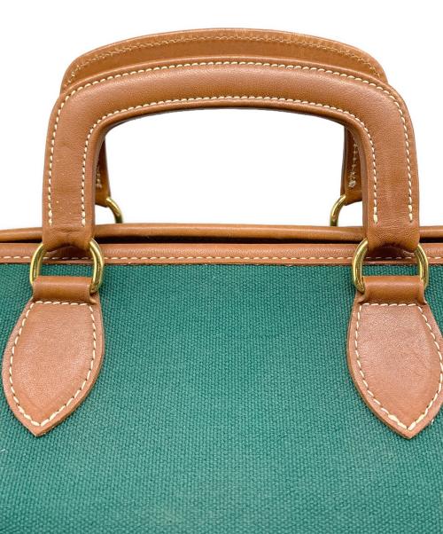 LONGCHAMP（ロンシャン）LONGCHAMP (ロンシャン) レザートートバッグ グリーンの古着・服飾アイテム