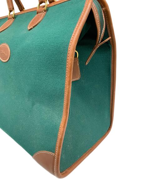 LONGCHAMP（ロンシャン）LONGCHAMP (ロンシャン) レザートートバッグ グリーンの古着・服飾アイテム