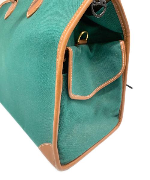 LONGCHAMP（ロンシャン）LONGCHAMP (ロンシャン) レザートートバッグ グリーンの古着・服飾アイテム