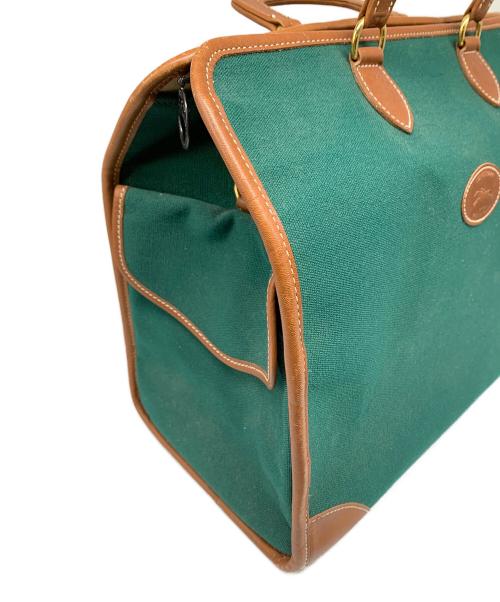 LONGCHAMP（ロンシャン）LONGCHAMP (ロンシャン) レザートートバッグ グリーンの古着・服飾アイテム