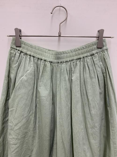 HATAKAKE（ハタカケ）HATAKAKE (ハタカケ) ワイドパンツ ミントグリーン サイズ:1の古着・服飾アイテム