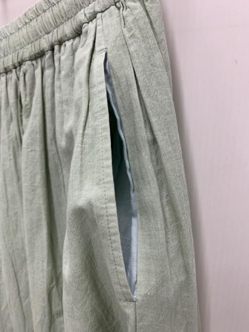 HATAKAKE（ハタカケ）HATAKAKE (ハタカケ) ワイドパンツ ミントグリーン サイズ:1の古着・服飾アイテム