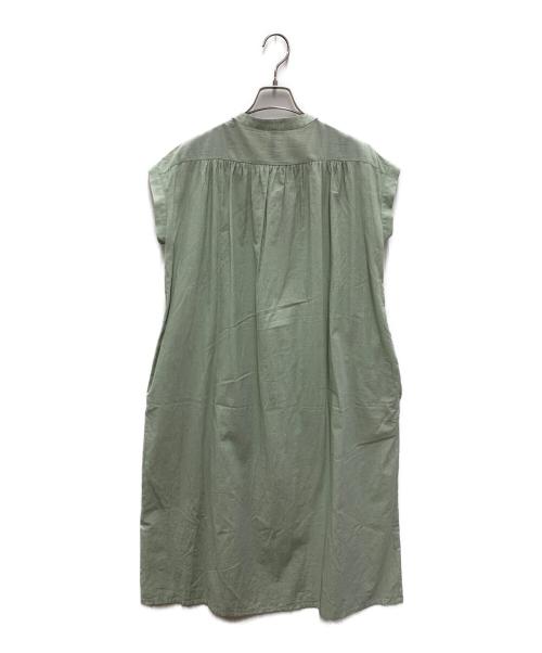 HATAKAKE（ハタカケ）HATAKAKE (ハタカケ) ノースリーブワンピース ミントグリーンの古着・服飾アイテム