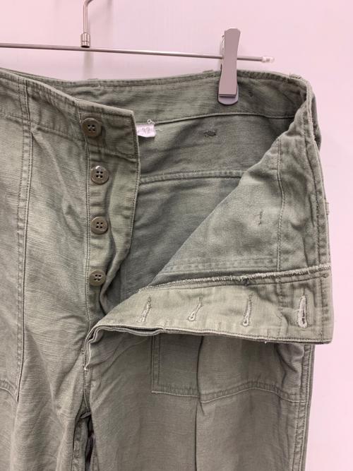 SESSLER MFG（セスラー）SESSLER MFG (セスラー) ミリタリーパンツ グリーン サイズ:34×32の古着・服飾アイテム