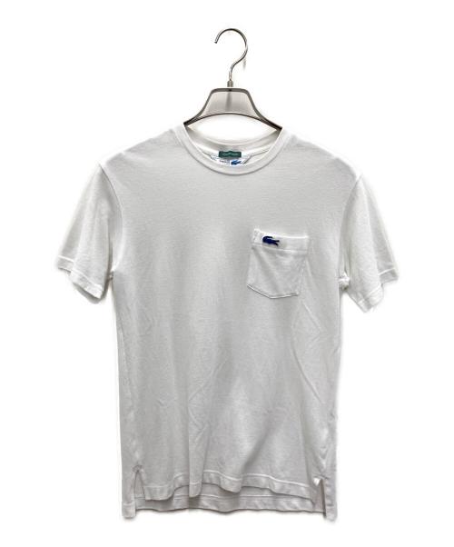 CHEMISE LACOSTE（シュミーズ ラコステ）CHEMISE LACOSTE (シュミーズ ラコステ) 半袖カットソー ホワイト サイズ:1の古着・服飾アイテム