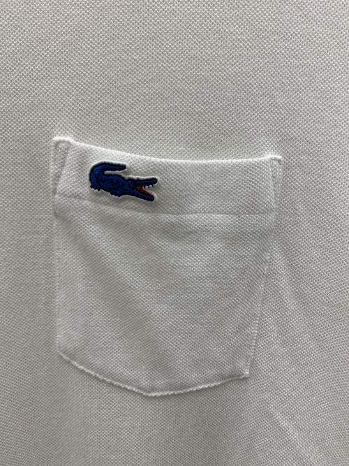 CHEMISE LACOSTE（シュミーズ ラコステ）CHEMISE LACOSTE (シュミーズ ラコステ) 半袖カットソー ホワイト サイズ:1の古着・服飾アイテム