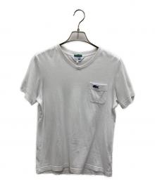 CHEMISE LACOSTE（シュミーズ ラコステ）の古着「半袖カットソー」｜ホワイト