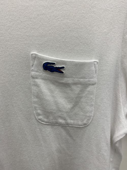 CHEMISE LACOSTE（シュミーズ ラコステ）CHEMISE LACOSTE (シュミーズ ラコステ) 半袖カットソー ホワイト サイズ:2の古着・服飾アイテム