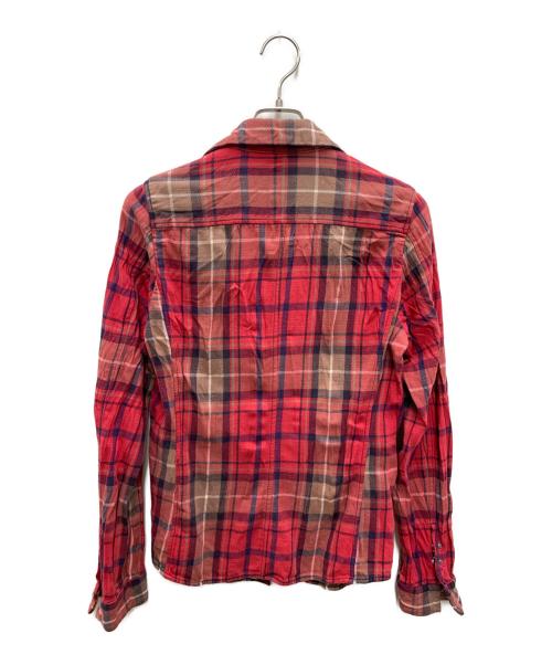 Junhashimoto（ジュンハシモト）Junhashimoto (ジュンハシモト) 長袖シャツ レッド サイズ:2の古着・服飾アイテム