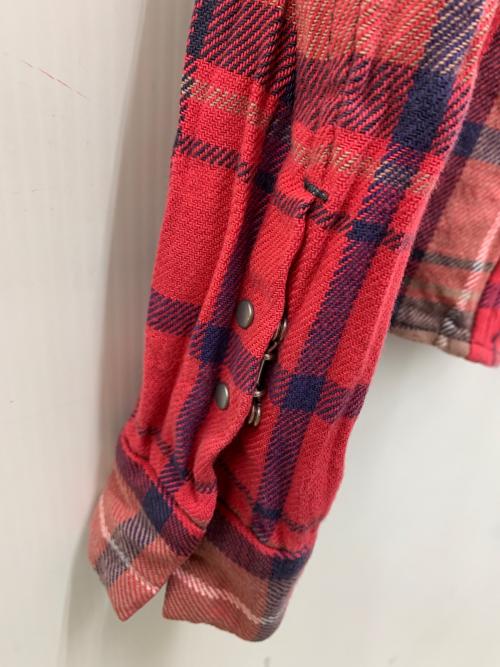 Junhashimoto（ジュンハシモト）Junhashimoto (ジュンハシモト) 長袖シャツ レッド サイズ:2の古着・服飾アイテム