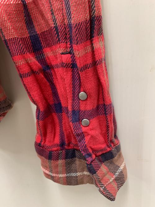 Junhashimoto（ジュンハシモト）Junhashimoto (ジュンハシモト) 長袖シャツ レッド サイズ:2の古着・服飾アイテム