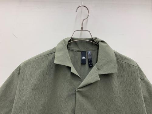 adidas（アディダス）adidas (アディダス) 半袖シャツ オリーブ サイズ:Mの古着・服飾アイテム