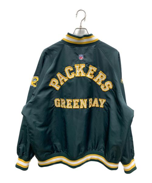 NFL（ナショナル・フットボール・リーグ）NFL (ナショナル・フットボール・リーグ) スタジャン グリーン サイズ:Lの古着・服飾アイテム
