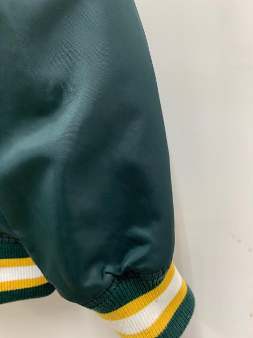 NFL（ナショナル・フットボール・リーグ）NFL (ナショナル・フットボール・リーグ) スタジャン グリーン サイズ:Lの古着・服飾アイテム