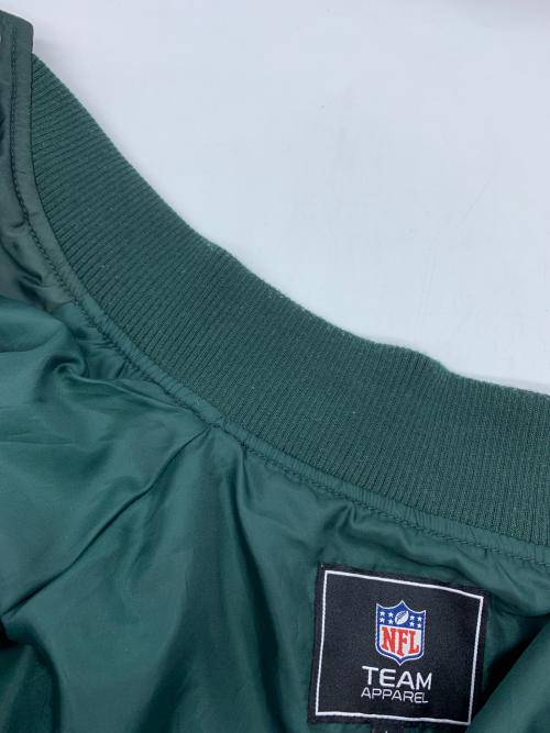 NFL（ナショナル・フットボール・リーグ）NFL (ナショナル・フットボール・リーグ) スタジャン グリーン サイズ:Lの古着・服飾アイテム