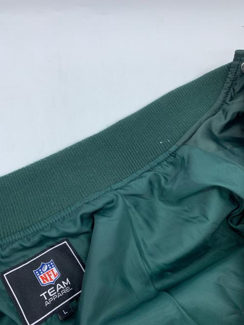 NFL（ナショナル・フットボール・リーグ）NFL (ナショナル・フットボール・リーグ) スタジャン グリーン サイズ:Lの古着・服飾アイテム