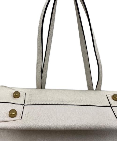 COACH（コーチ）COACH (コーチ) レザートートバッグ アイボリーの古着・服飾アイテム