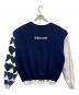 HUMAN MADE (ヒューマンメイド) CRAZY SWEATSHIRT ネイビー×ホワイト サイズ:L：13000円