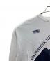 中古・古着 HUMAN MADE (ヒューマンメイド) CRAZY SWEATSHIRT ネイビー×ホワイト サイズ:L：13000円