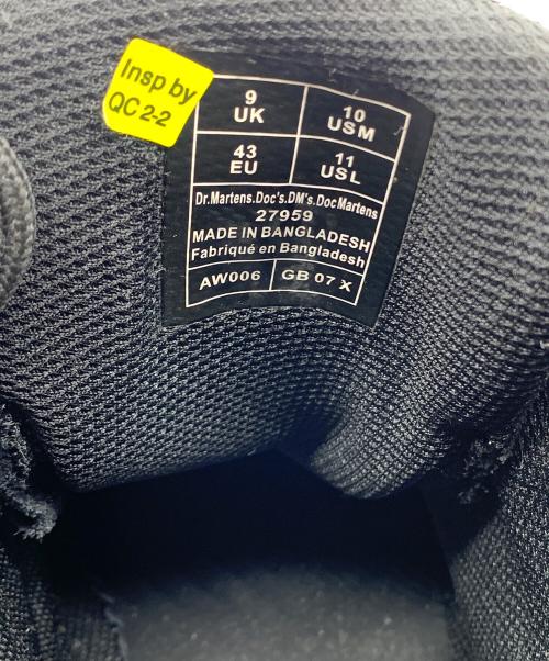 Dr.Martens（ドクターマーチン）Dr.Martens (ドクターマーチン) 101BEX PC 6ホールブーツ ブラック サイズ:UK9の古着・服飾アイテム