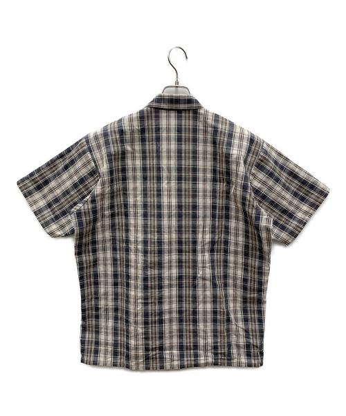 BEN DAVIS（ベンデイビス）BEN DAVIS (ベンデイビス) 半袖シャツ ベージュ×グレー サイズ:Mの古着・服飾アイテム