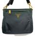 中古・古着 PRADA (プラダ) ナイロンショルダーバッグ グリーン：10000円