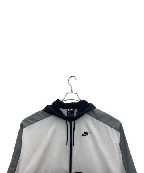 NIKE（ナイキ）NIKE (ナイキ) ナイロンジャケット ホワイト×ブラック サイズ:XXLの古着・服飾アイテム