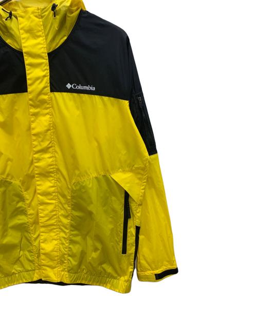 Columbia（コロンビア）Columbia (コロンビア) ナイロンジャケット ブラック×イエロー サイズ:Lの古着・服飾アイテム