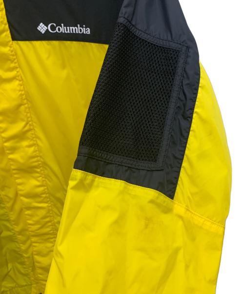 Columbia（コロンビア）Columbia (コロンビア) ナイロンジャケット ブラック×イエロー サイズ:Lの古着・服飾アイテム