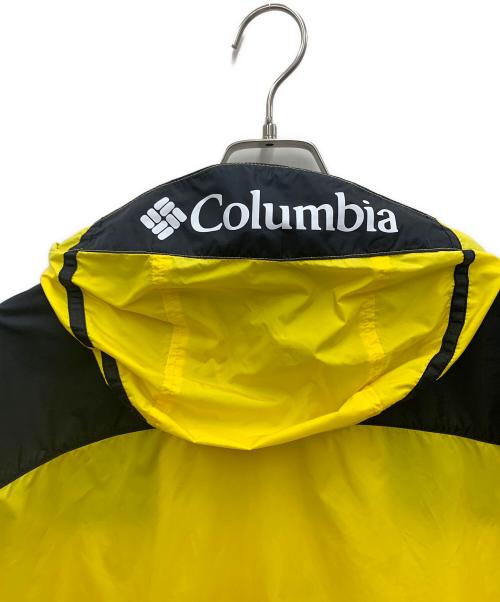 Columbia（コロンビア）Columbia (コロンビア) ナイロンジャケット ブラック×イエロー サイズ:Lの古着・服飾アイテム